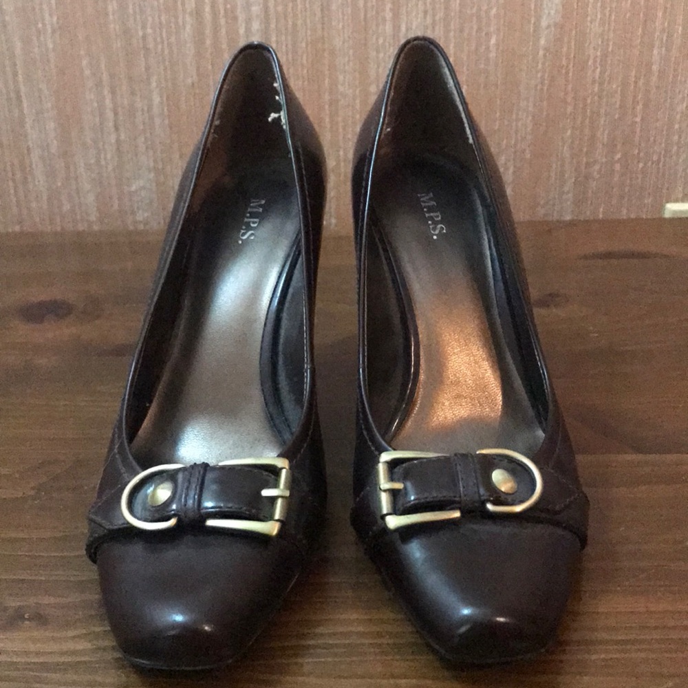FINAL! Must go by 8/15 Buckle Toe Brown Heel